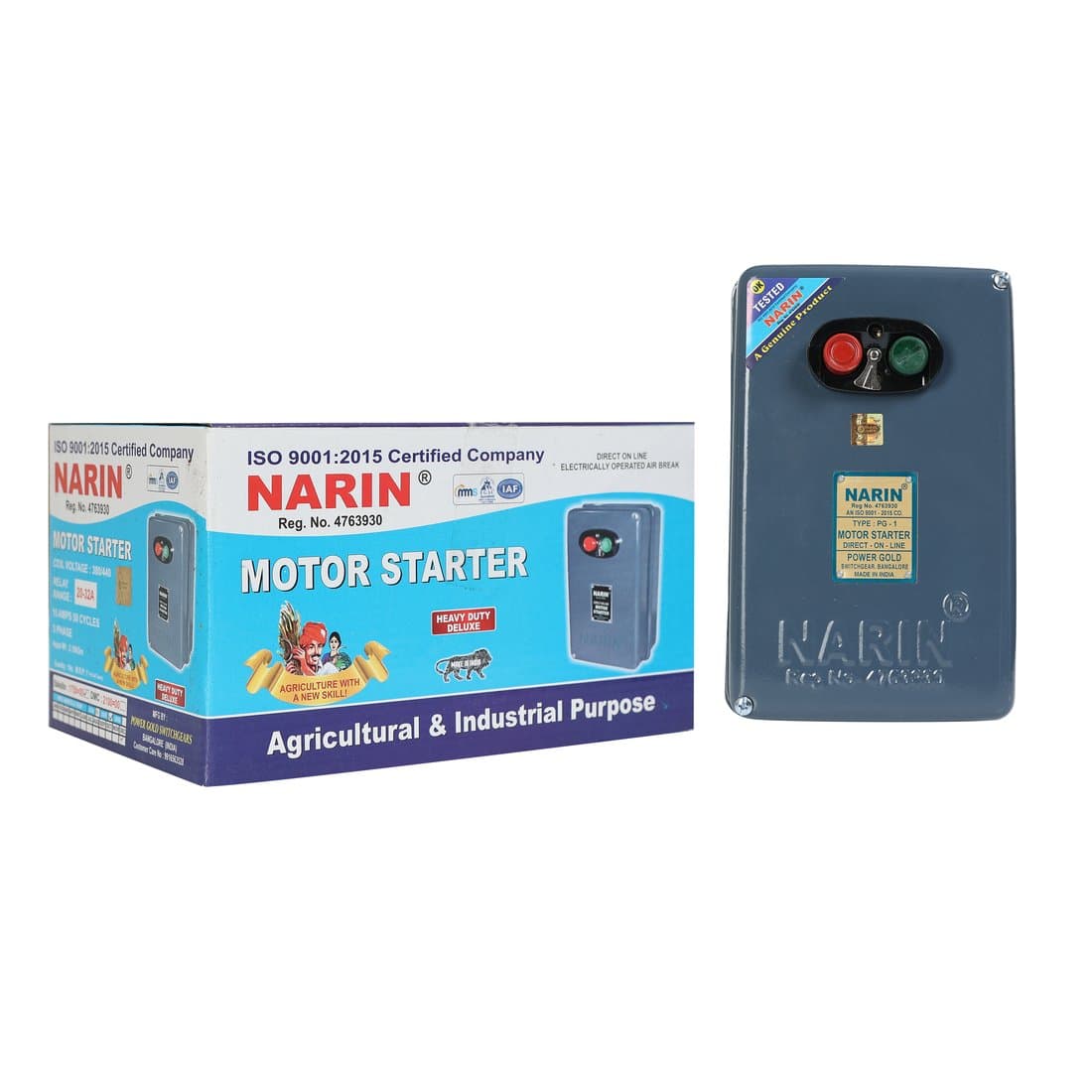 NARIN — Motor Starter · Built for Pump-House Duty