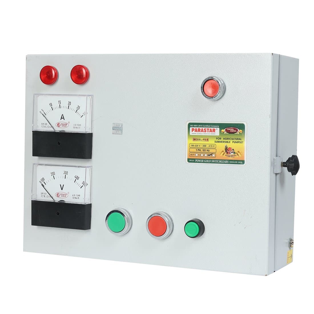 Parastar 1 to 5 HP single phase panel